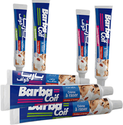 BarbaCoif - Crème à raser Tubes