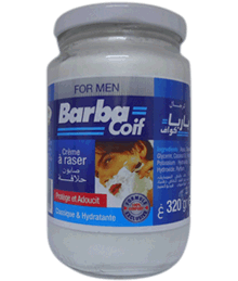 BarbaCoif - Crème à raser en Pot 320gr